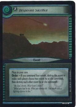 Desperate Sacrifice 0P36