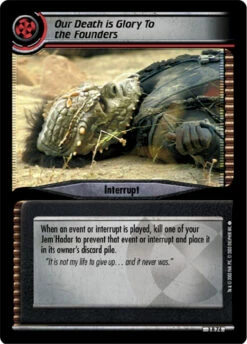 Our Death Is Glory To The Founders