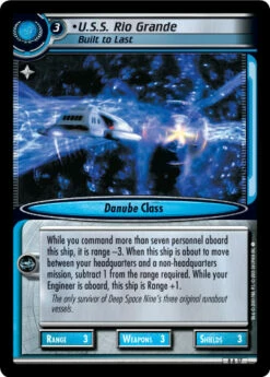 U.S.S. Rio Grande, Built To Last (Foil)