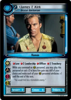James T. Kirk, Brutal Barbarian