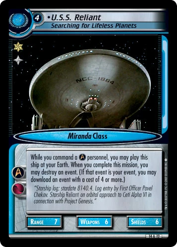 U.S.S. Reliant, Searching (Foil) 3 U.S.S. Reliant, Searching (Foil)