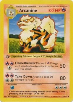 Arcanine 23-102 1st Edition