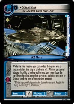 Columbia, The Second Warp Five Ship (Foil)