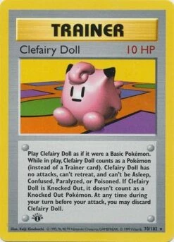 Clefairy Doll 70-102 1st Edition