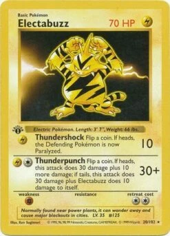 Electabuzz 20-102 1st Edition