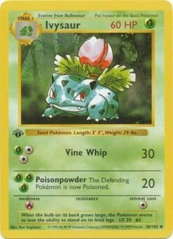 Ivysaur 30-102 1st Edition