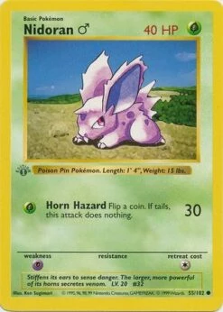 Nidoran 55-102 1st Edition