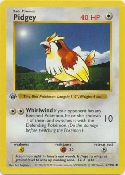 Pidgey 57-102 1st Edition
