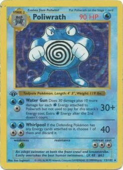 Poliwrath 13-102 1st Edition