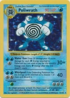 Poliwrath 13-102 (Shadowless)