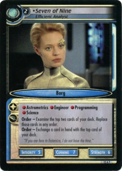Seven Of Nine, Efficient Analyst (Foil)