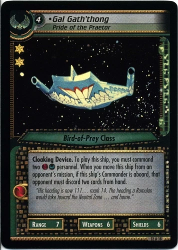 Gal Gath'thong, Pride Of The Praetor (Foil) 3 Gal Gath'thong, Pride Of The Praetor (Foil)