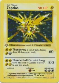Zapdos 16-102 1st Edition